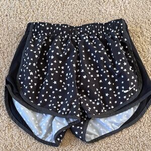 Nike Women's Black Star Athletic Shorts